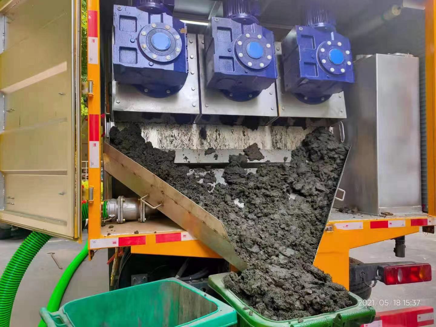 广陵化粪池清掏城市维护站-泥浆净化干湿分离处理